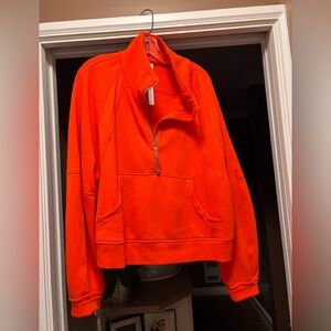 Lululemon funnel neck scuba hoodie. Cropped length.